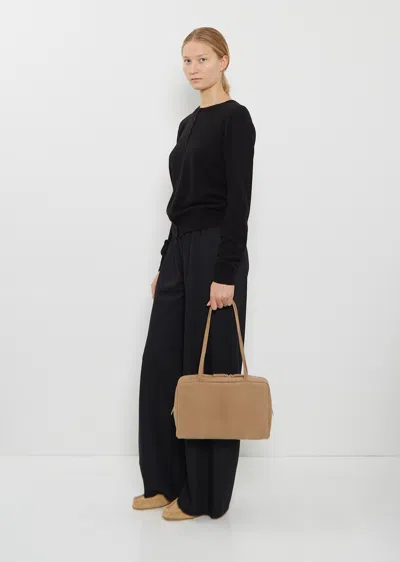 The Row Astra Suede Bowling In Brown