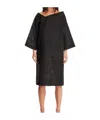 The Row Asymmetric Dress In Black