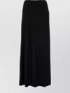 The Row Asymmetric High Waist Maxi Skirt In Black