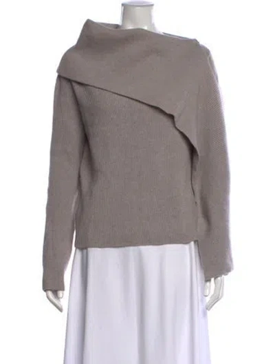 Pre-owned The Row Asymmetrical Sweater In Grey