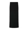 The Row Aurelina Wool Pencil Skirt In Black