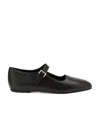 The Row Boheme Mj Ballet Flats In Nappa Leather In Black