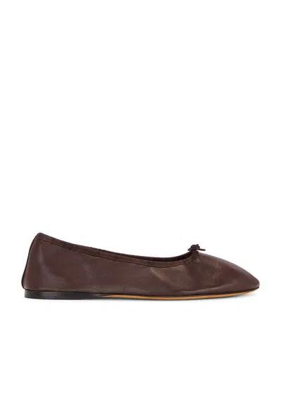 The Row Awar Ballerina Flat In Brown