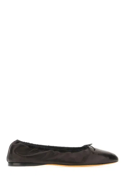 The Row Awar Ballerina Shoes In Black