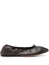 The Row Hereditas Ballerinas In Brown