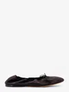 The Row Awar Leather Ballet Flats In Black