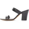 The Row Round Toe High Heel Sandals In Black