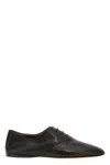 The Row 10mm Awar Leather Lace-up Shoes