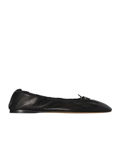 THE ROW THE ROW HEREDITAS BOW DETAILED BALLET FLATS