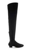 The Row Hereditas Shearling Over-the-knee Boots In Black