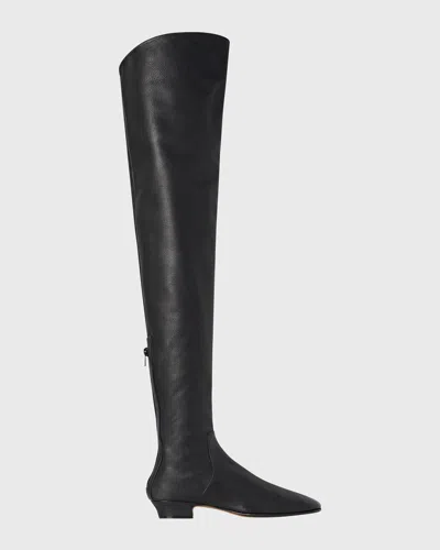THE ROW AWAR LEATHER OVER-THE-KNEE BOOTS