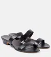 The Row Woman Black Mules In Black