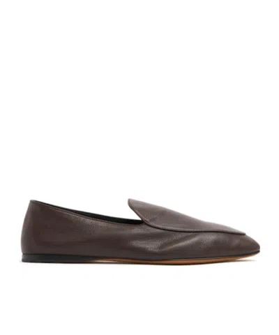 The Row Awar Mokasin Shoes In Brown