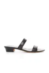 The Row Woman Black Mules In Black