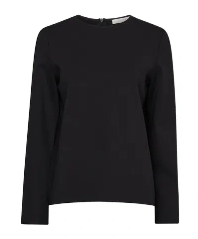 The Row Azalea Long-sleeved Blouse In Black