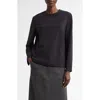The Row Azalea Long Sleeve Scuba Top In Black