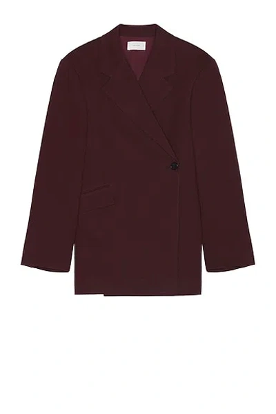 The Row Azul Jacket In Burgundy