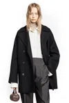 The Row Azuron Coat In Black