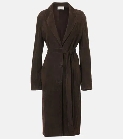 The Row Babilonia Suede Coat