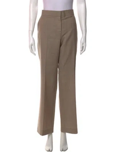 Pre-owned The Row Baer Wide Leg Pants In Neutral