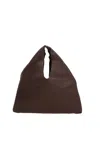 The Row Brown Small Bindle Tote In Brown