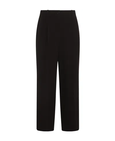 THE ROW THE ROW BAGUETTE PLEATED MID-RISE WIDE-LEG TROUSERS