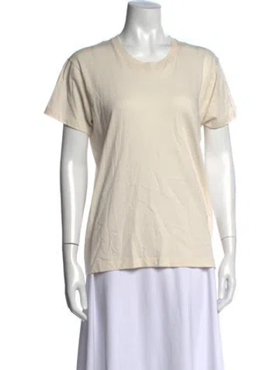 Pre-owned The Row 'baine' T Shirt Crew Neck T-shirt W/ Tags In Neutrals