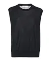 The Row Balham Cashmere Sweater In Black