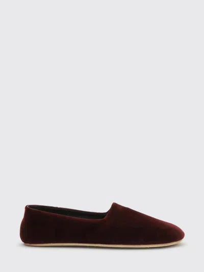 The Row Heeled Sandal Woman  In Burgundy