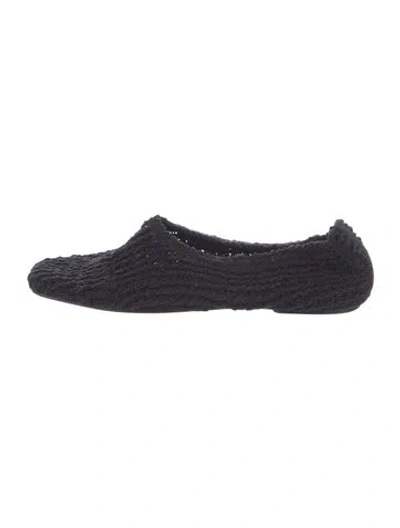 Pre-owned The Row Ballet Flats In Black