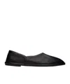 The Row Ballet Shoes With Round Head And Flat Bottom In Black
