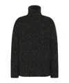 The Row Balzac Turtleneck In Cashmere In Black