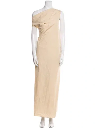 Pre-owned The Row Bamaris Long Dress In Neutral