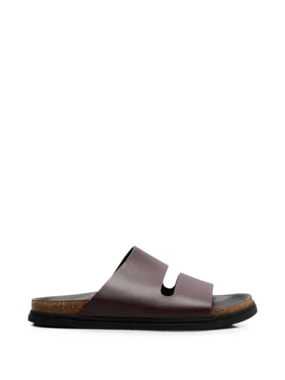 The Row Band Sandals In Brown