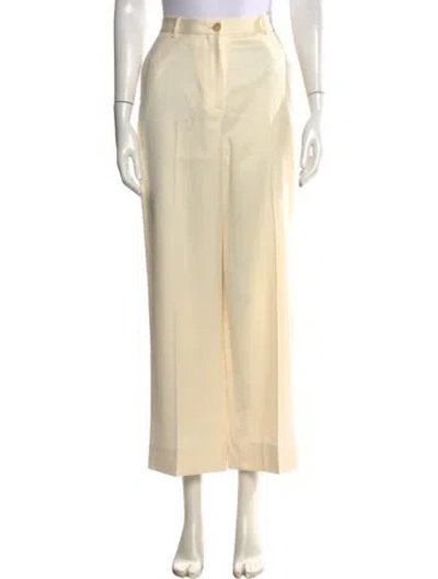 Pre-owned The Row Banew Pant Wide Leg Pants In Neutral