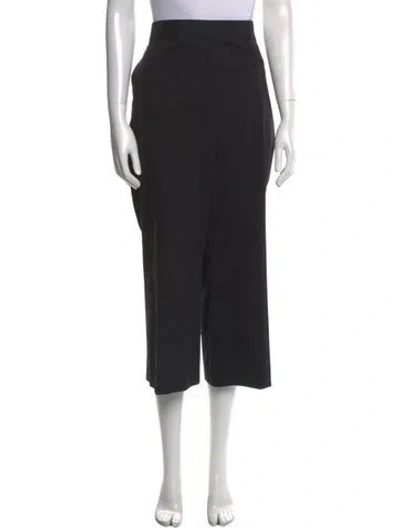 Pre-owned The Row Bapri Wide Leg Pants In Black