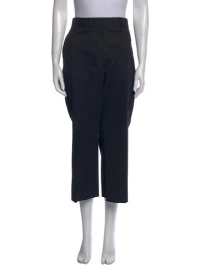 Pre-owned The Row Bapri Wide Leg Pants In Black