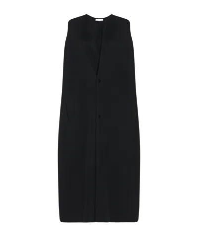 The Row Bardot Cashmere Dress In Black