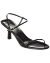 The Row Bare Mid-heel Leather Slingback Sandals