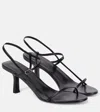 The Row Bare High Heel Sandals In Black