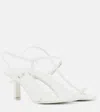 The Row Bare High Heel Sandals In Metallic