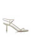 The Row Off-white Bare Heeled Sandals In White
