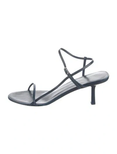 Pre-owned The Row Bare Sandal Leather Sandals In Green