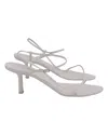 The Row Off-white Bare Heeled Sandals In White