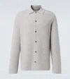 The Row Barkley Wool And Cashmere Jacket In Grey