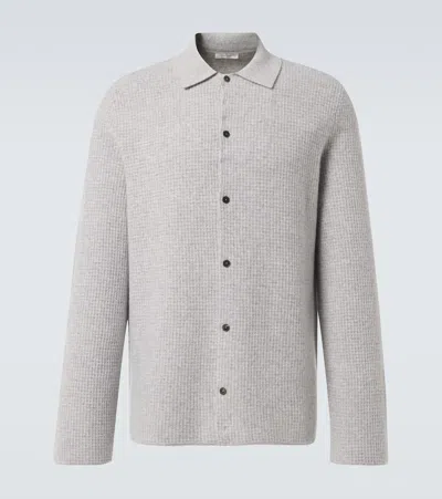 The Row Barkley Wool And Cashmere Jacket In Grey