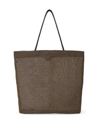 The Row Barn Tote Bag In Blue