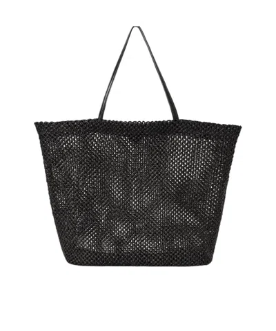 The Row Barn Tote Bag In Black