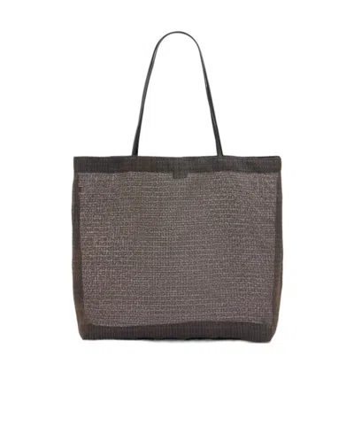 The Row Barn Tote Bag In Black