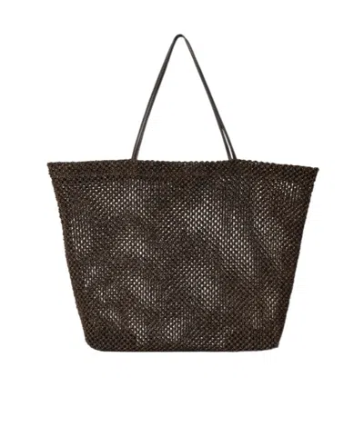 The Row Barn Tote Bag In Brown